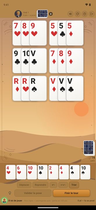 Une partie de Ramio, kit Désert de sable de jour